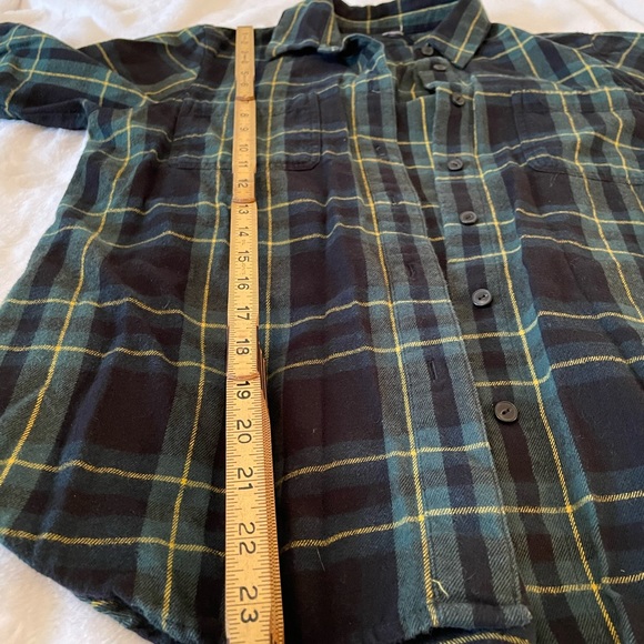 Madewell plaid flannel shirt Large - Picture 4 of 6